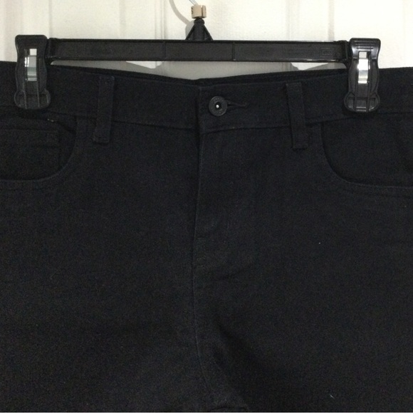 BNWT George Black Cotton Slim Fit Pants - Picture 3 of 5